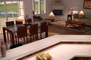 Interior - Kitchen for Country House Plan #427-10 - 3 bed, 2.5 bath