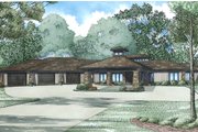 Contemporary Style House Plan - 4 Beds 3.5 Baths 4183 Sq/Ft Plan #17-2551 