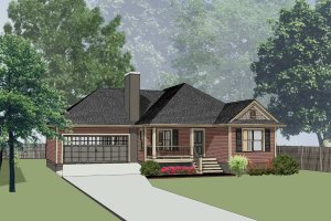 Traditional Exterior - Front Elevation Plan #79-165