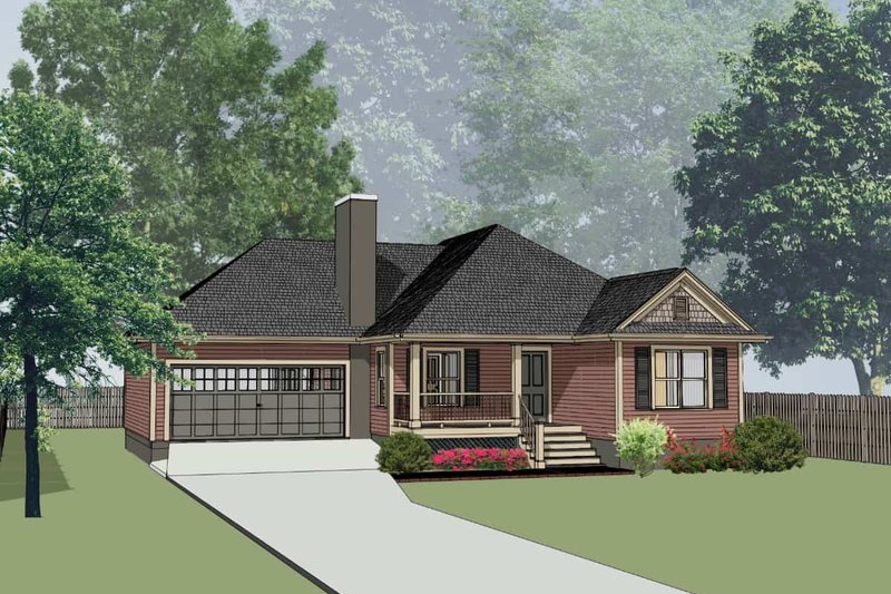 Home Plan - Traditional Exterior - Front Elevation Plan #79-165