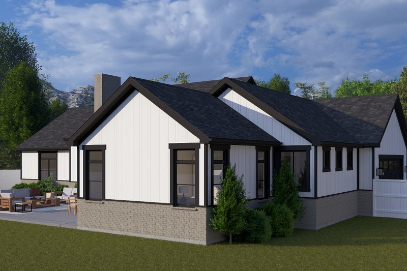 Architectural House Design - Exterior - Other Elevation 1 for Farmhouse House Plan #1060-345 - 3 bed, 2.5 bath
