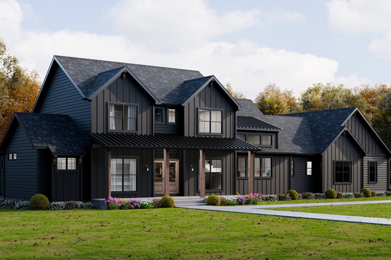 Home Plan - Exterior - Front Elevation 4 for Farmhouse House Plan #1089-64 - 4 bed, 4 bath