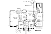European Style House Plan - 4 Beds 4.5 Baths 3670 Sq/Ft Plan #310-172 