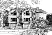 Traditional Style House Plan - 3 Beds 2.5 Baths 2740 Sq/Ft Plan #303-122 