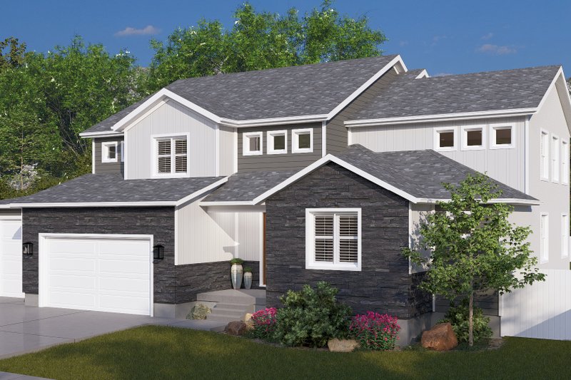 Architectural House Design - Exterior - Front Elevation 4 for Farmhouse House Plan #1060-245 - 3 bed, 2.5 bath