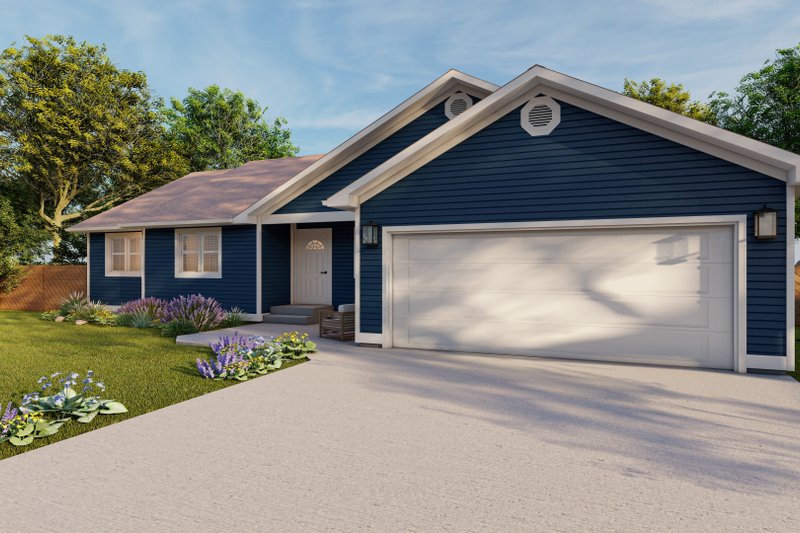 Dream House Plan - Exterior - Front Elevation 4 for Traditional House Plan #1060-194 - 3 bed, 2 bath