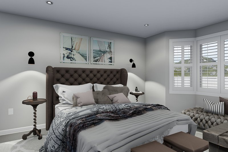 House Design - Interior - Master Bedroom for Traditional House Plan #1060-46 - 3 bed, 2.5 bath