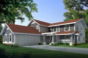 Craftsman Style House Plan - 4 Beds 3.5 Baths 3269 Sq/Ft Plan #100-204 