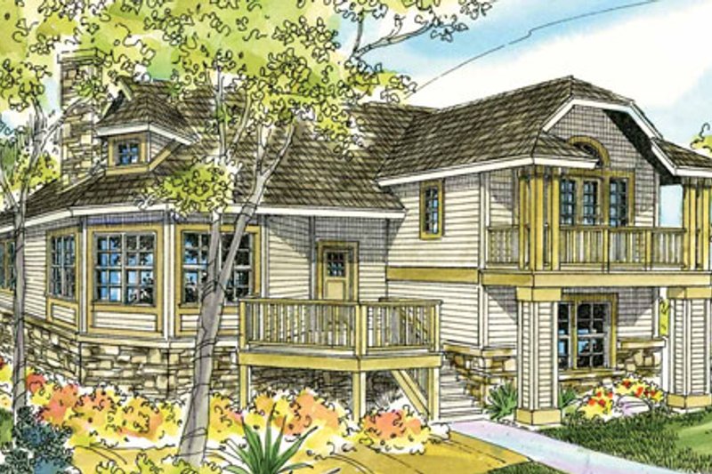 Dream House Plan - Craftsman Exterior - Front Elevation Plan #124-784