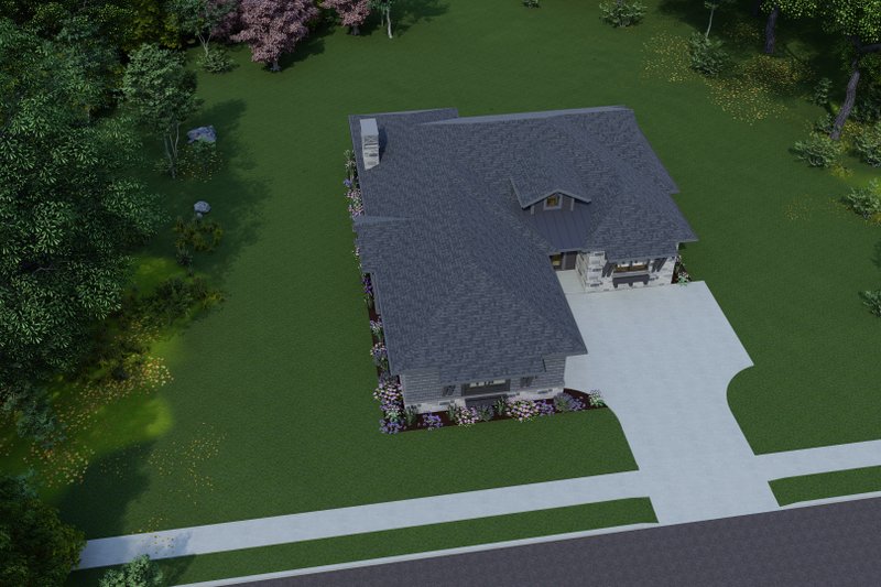 House Plan Design - Exterior - Other Elevation 6 for Cottage House Plan #1069-27 - 2 bed, 2.5 bath