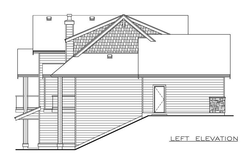 Dream House Plan - Exterior - Other Elevation 1 for Craftsman House Plan #1100-153 - 3 bed, 2.5 bath