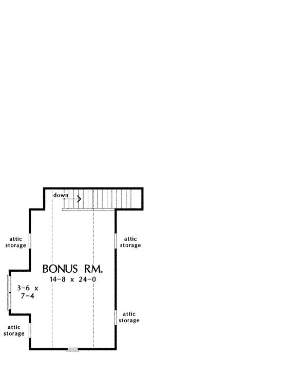 House Design - Craftsman Floor Plan - Upper Floor Plan #929-6