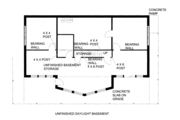 Bungalow Style House Plan - 2 Beds 2 Baths 3045 Sq/Ft Plan #117-643 