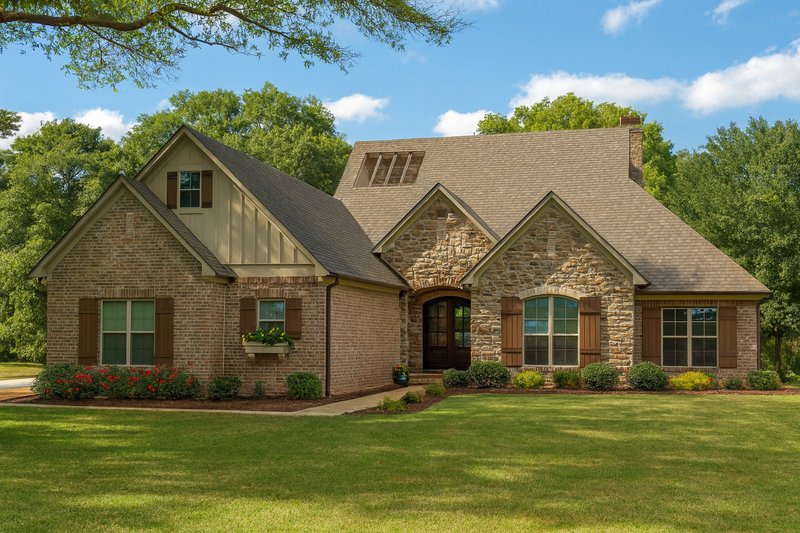 Home Plan - European Exterior - Front Elevation Plan #17-2428