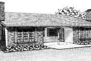 Ranch Style House Plan - 3 Beds 2 Baths 2184 Sq/Ft Plan #303-302 