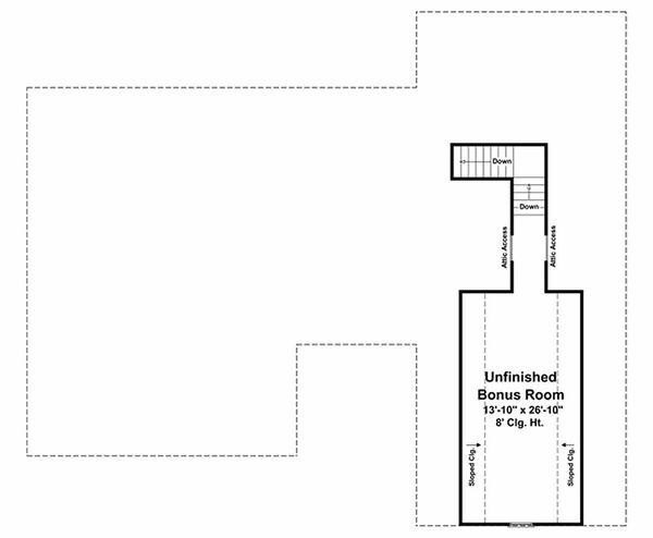 Craftsman Floor Plan - Other Floor Plan #21-275