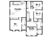 Craftsman Style House Plan - 4 Beds 3.5 Baths 2506 Sq/Ft Plan #20-2326 
