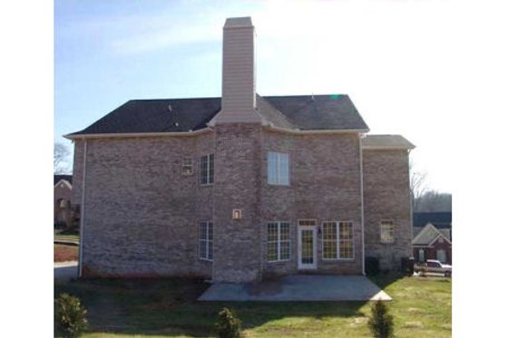 Exterior - Rear Elevation for Colonial House Plan #119-101 - 4 bed, 3.5 bath