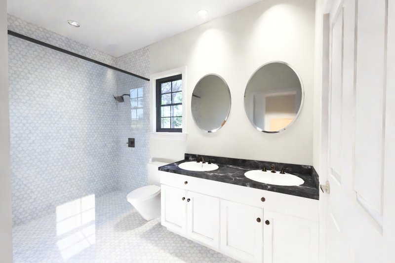 House Blueprint - Interior - Master Bathroom for Cottage House Plan #513-2451 - 4 bed, 2.5 bath