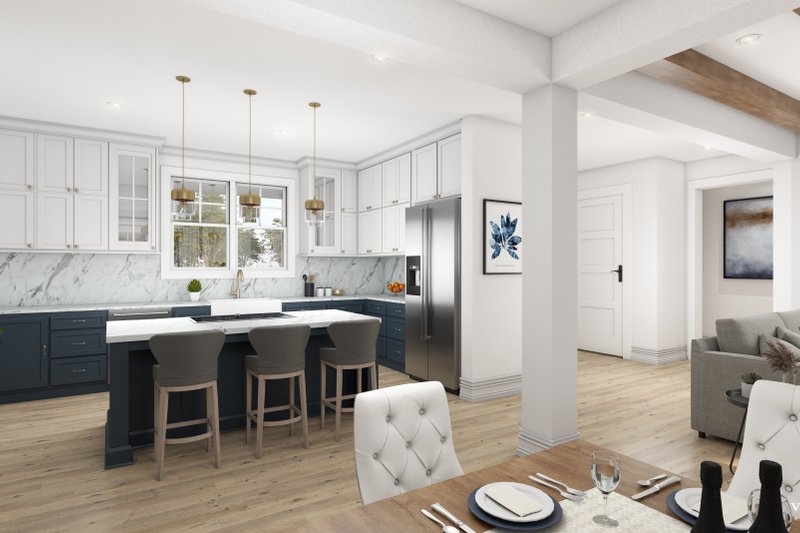 Home Plan - Interior - Kitchen 1 for Ranch House Plan #928-358 - 4 bed, 3 bath