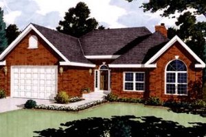 Traditional Exterior - Front Elevation Plan #3-103
