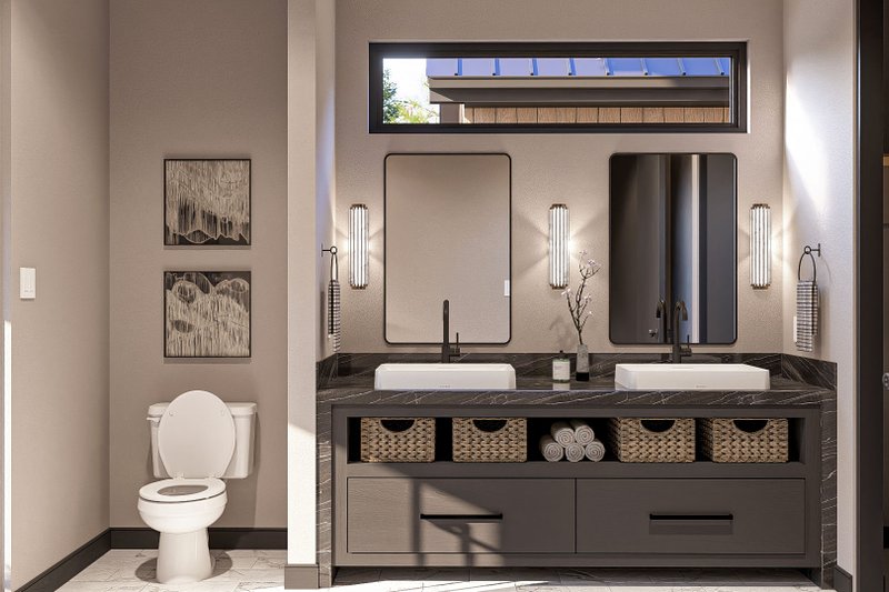 House Design - Interior - Master Bathroom for Barndominium House Plan #455-340 - 3 bed, 2.5 bath