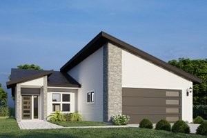 Contemporary Exterior - Front Elevation Plan #112-239