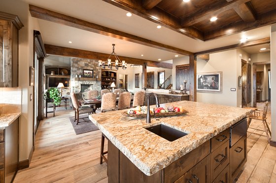 Interior - Kitchen 1 for Craftsman House Plan #892-16 - 3 bed, 4.5 bath