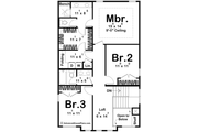 Modern Style House Plan - 3 Beds 2.5 Baths 2219 Sq/Ft Plan #455-585 