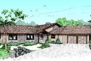 Ranch Style House Plan - 3 Beds 2 Baths 2345 Sq/Ft Plan #60-166 