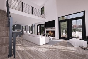 Interior - Family Room 2 for Cottage House Plan #23-2774 - 3 bed, 2.5 bath