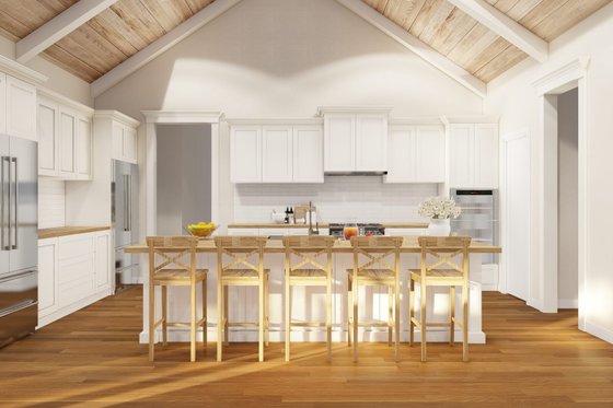 Interior - Kitchen 3 for Farmhouse House Plan #923-346 - 4 bed, 3.5 bath