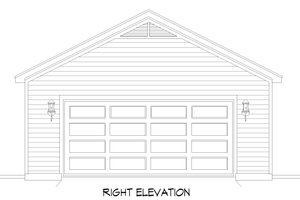 Exterior - Other Elevation 1 for Country House Plan #932-609 - 1 bed, 1 bath