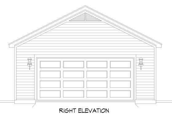 Exterior - Other Elevation 1 for Country House Plan #932-609 - 1 bed, 1 bath