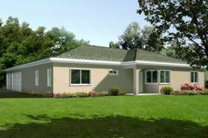 House Design - Exterior - Front Elevation Plan #1-1385