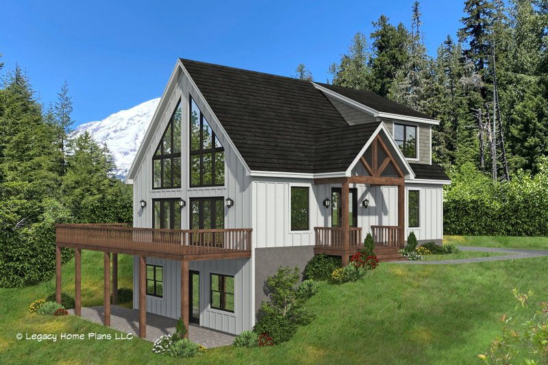 Country Style House Plan - 4 Beds 3.5 Baths 2927 Sq/Ft Plan #932-690 ...