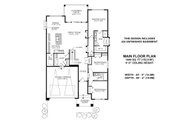 Contemporary Style House Plan - 3 Beds 2 Baths 1646 Sq/Ft Plan #1100-32 