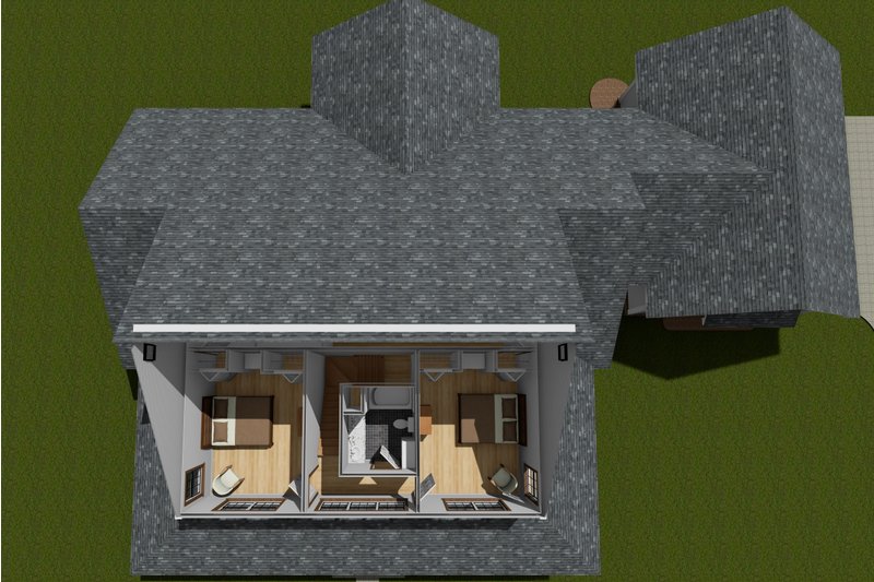 House Plan Design - Floor Plan - Upper Floor for Farmhouse House Plan #513-2247 - 4 bed, 3.5 bath