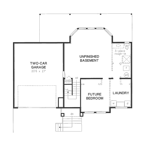 Dream House Plan - European Floor Plan - Lower Floor Plan #18-9326