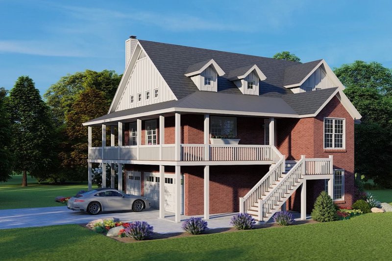Architectural House Design - Photo for Southern House Plan #932-827 - 3 bed, 2 bath