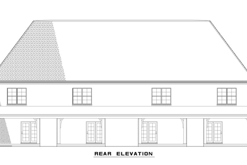 Home Plan - Exterior - Other Elevation 3 for European House Plan #17-2528 - 2 bed, 2.5 bath