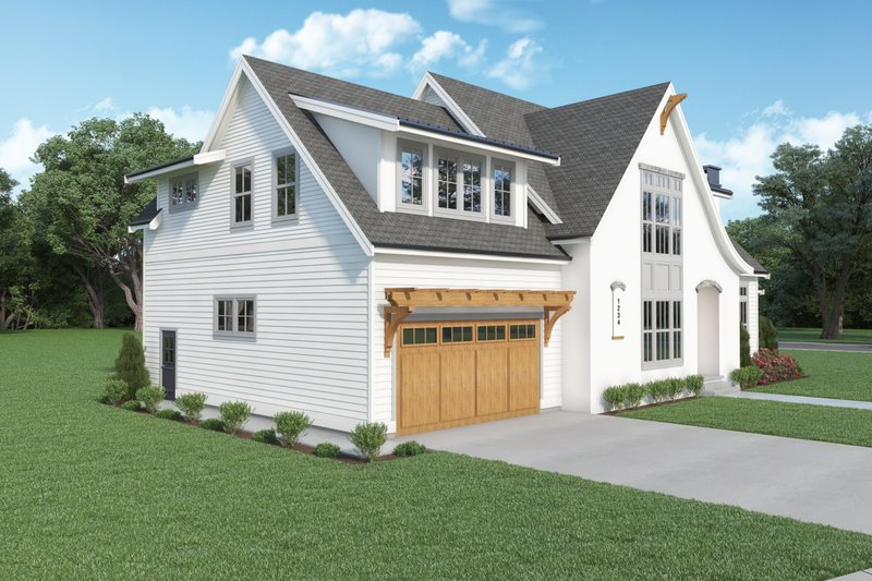 House Plan Design - Exterior - Other Elevation for European House Plan #1070-142 - 3 bed, 3 bath