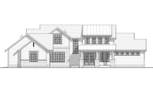 Exterior - Front Elevation 3 for Farmhouse House Plan #1086-24 - 4 bed, 3.5 bath