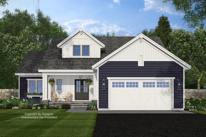 House Plan Design - Exterior - Front Elevation 4 for Craftsman House Plan #51-1414 - 4 bed, 3.5 bath