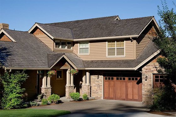 Front View - 3150 square foot craftsman home