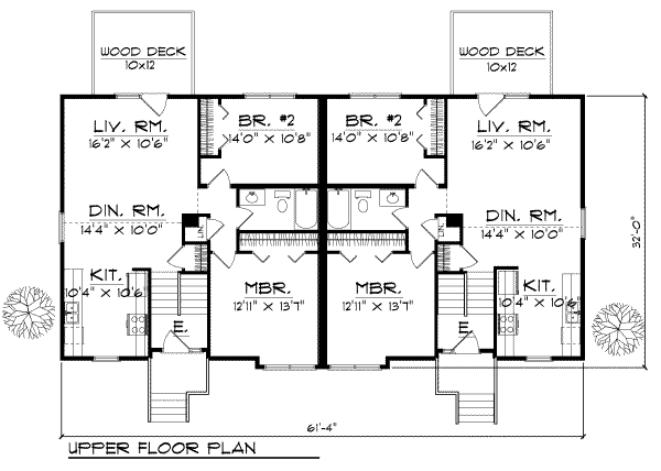 Home Plan - Traditional Floor Plan - Main Floor Plan #70-742