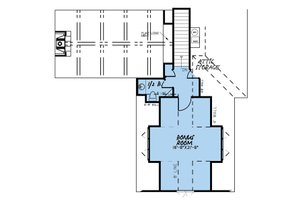 Floor Plan - Upper Floor for Country House Plan #923-131 - 4 bed, 2 bath