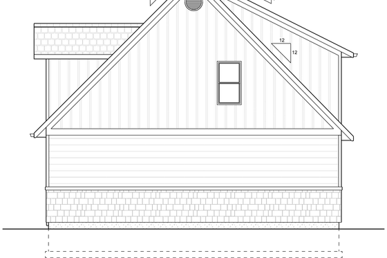 Exterior - Other Elevation for Traditional House Plan #126-162 - 2 bed, 1.5 bath