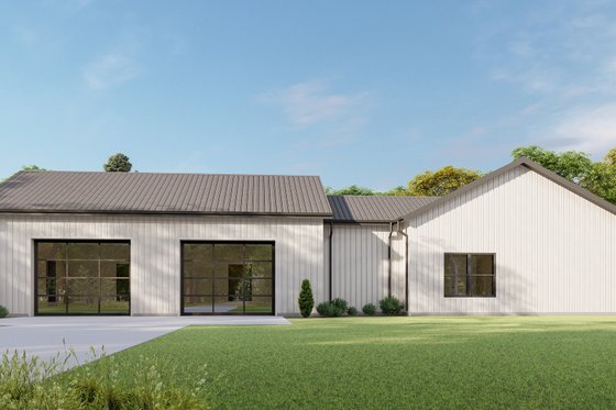 Exterior - Other Elevation 2 for Barndominium House Plan #1092-42 - 4 bed, 2.5 bath