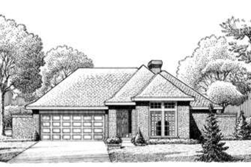 Home Plan - Traditional Exterior - Front Elevation Plan #410-252